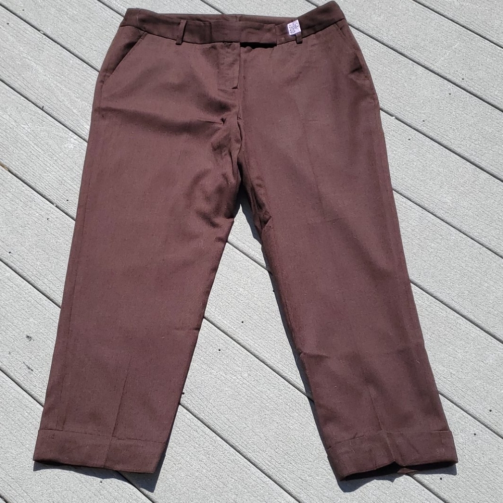 Harve Benard Wool Cropped Pants
